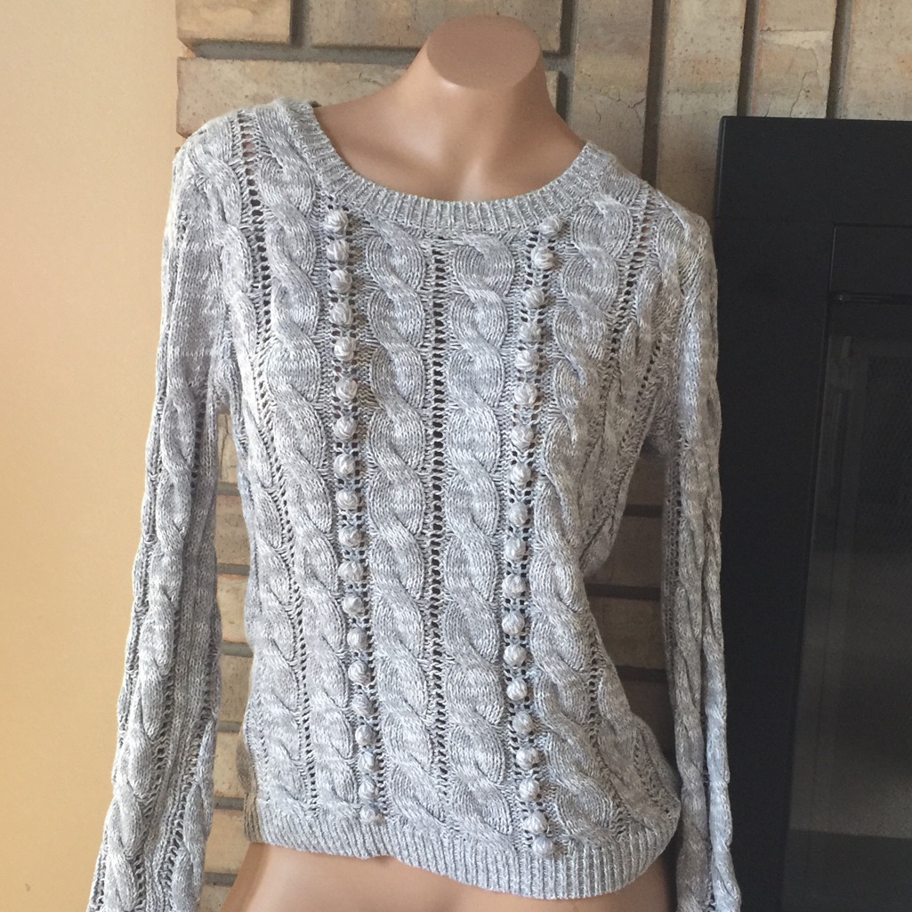 Ruby Moon Light Grey Sweater